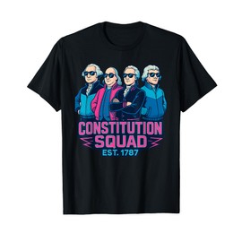 Constitution Day Shirt Retro Squad Est 1787 Patriotic Style T-Shirt