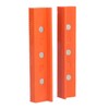 2Pcs Jaws Protection Cover ABS Multiple V Shape Grooves Magnetic