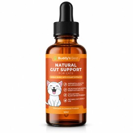 Worm Wood Natural Gut Support for Cats | Herbal Blend with 3 Beneficial Plant Extracts - Wormwood, Thyme & Sage Extract | Helps Maintain a Balanced Digestive System | Effective for Daily Wellness |