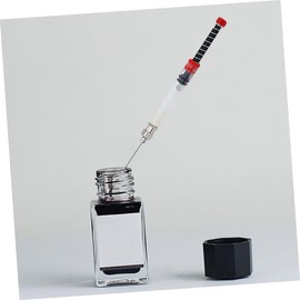 DOITOOL 2sets 9pcs Ink Converter Accessory for Fountain Pens Refillable Ink Reservoir Compatible with Diameter Pens Portable Essential for Calligraphy Easy Maintenance 9pcs*2