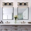 MELUCEE Modern LED Bathroom Lights Over Mirror 15W 3 Lights