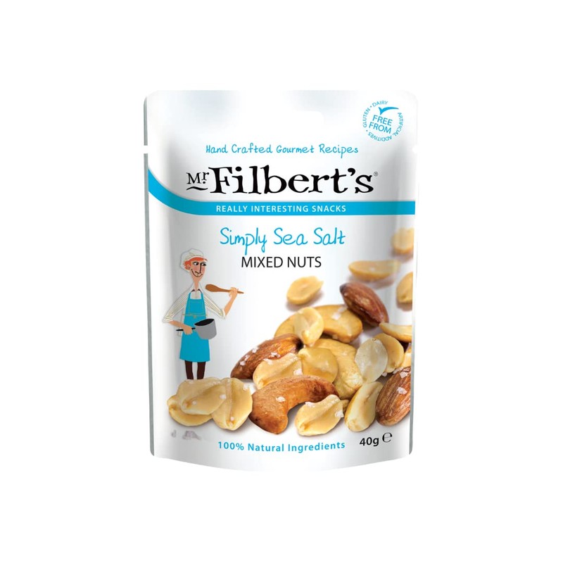 Mr Filbert's - Simply Sea Salt Mixed Nuts 10 x