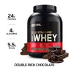 Optimum Nutrition Gold Standard 100 Whey Doble Chocolate Bote