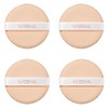 Missha Tension Pact Puff, Close Fit, 4 Pieces / 미샤 텐션 팩트 퍼프, 밀착, 4개