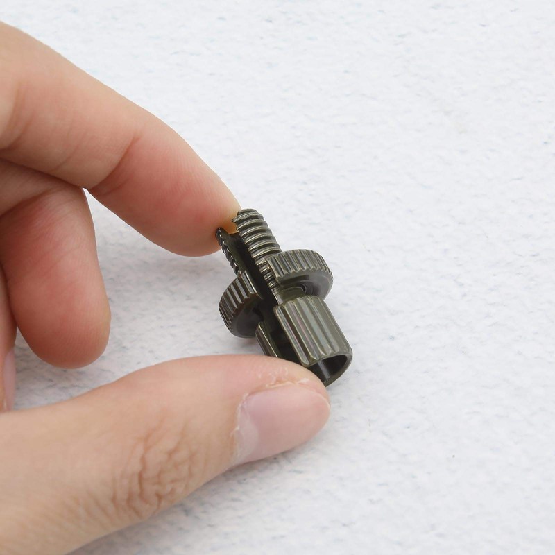 OTOTEC 4 x M8 Motorcycle Cable Adjustment Screws 8x28mm Front