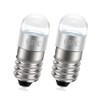 Ruiandsion E10 Cycling Light Bulb,6V 30V Non Polarity 3030 Chips,LED