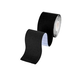 ORRY Kinesiology Tape - Joint Support & Muscle Pain - Latex-Free, Water-Resistant, Elastic Cotton - Uncut Roll (Black)