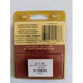 Oster clipper blade replacement, top blade