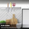 Stainless Steel Magnetic Wall mounted Knife Holder Double Row Knife