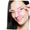 Healeved 3sets Portable Eyebrow Stencils Brow Templates for Easy Makeup