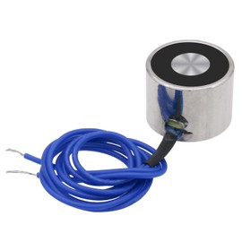Uxney DC 12V 25N 5.5LB/2.5kg Suction Cup Round Electromagnet Lifting Cylinder 20x15mm