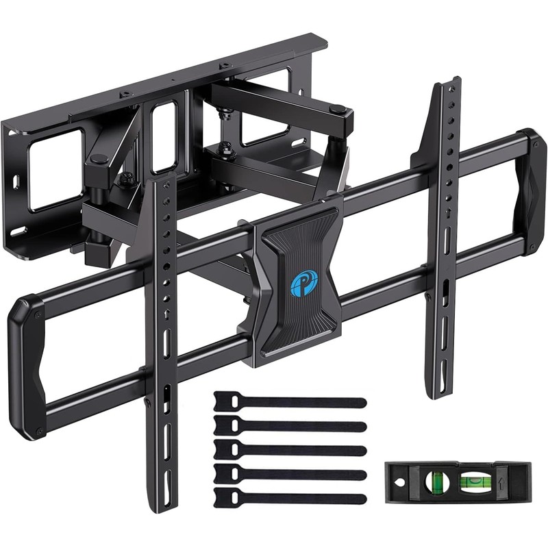 Pipishell Full-Motion TV Wall Mount for Most 37–84 Inch TVs