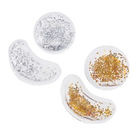 SAFIGLE 4pcs Eye Care Gel Pad Pads for Ice Cooling Sleeping Cold Compress Eye Patch Eye Care Products Reusable Eye Patches Reusable Gel Eye Patches Cold Eye Patches Eye Care Patches Pvc