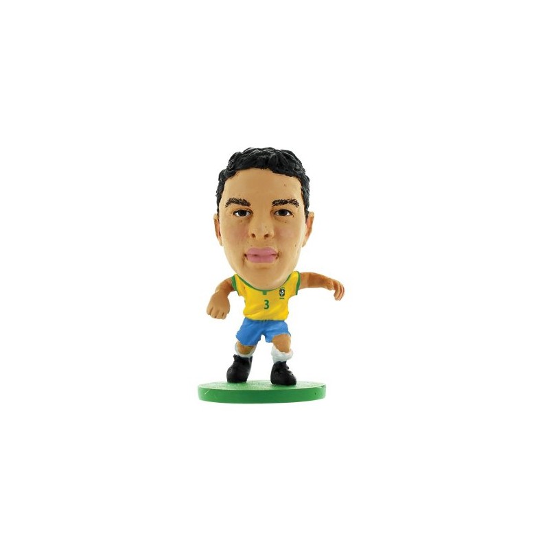 SoccerStarz Brazil International Figurine Blister Pack Featuring Thiago Silva Home