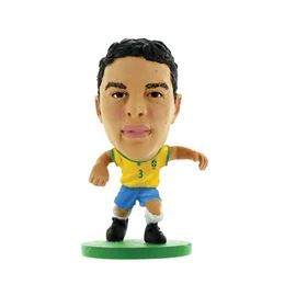 SoccerStarz Brazil International Figurine Blister Pack Featuring Thiago Silva Home Kit