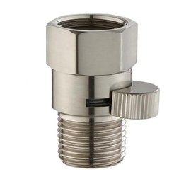 Shower Head Shut Off Valve, 1/2” G Shower Valve, Shower Flow Control Valve, Shower Head Flow Restrictor, Mini Ball Valve for Bathroom & RV Shower