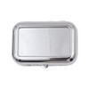 Tiardey Mini Stainless Steel Ashtray Portable Ashtray Pocket Ashtray Odourproof