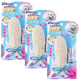 CattyMan Nyan Dent Loofah Toothpaste, Fish x 3 Pieces
