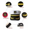 Nemuri Gorra De Marinero Azul Marino Gorra De Capitán Transpirable