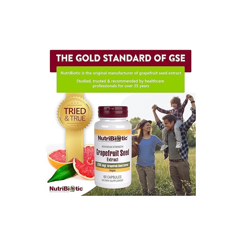 Nutribiotic Gse Capsules Caps, 250 Mg, 60 Count