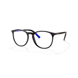 BluBlocker Hyde Park Tech Glasses (Black): Healthier Eyes and Better Sleep. Blue Light Glasses for Computer, TV, Gaming.