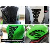 BIKE-label Tank Pad 3D Motorcycle Sticker Green Compatible with Kawasaki