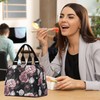 PBRO Insulated Lunch Bag for Women,Large Reusable Lunch Tote with