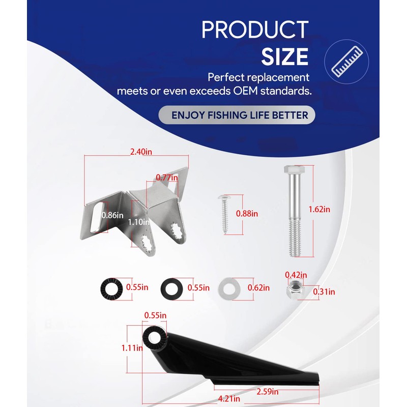 000-10262-001 Replacement Mount for DSI Skimmer, Transducer Mount Bracket Compatible