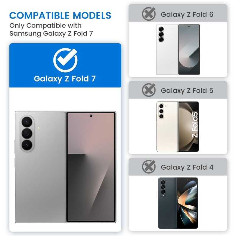 VEGO for Z Fold 7 Case, for Samsung Z Fold7
