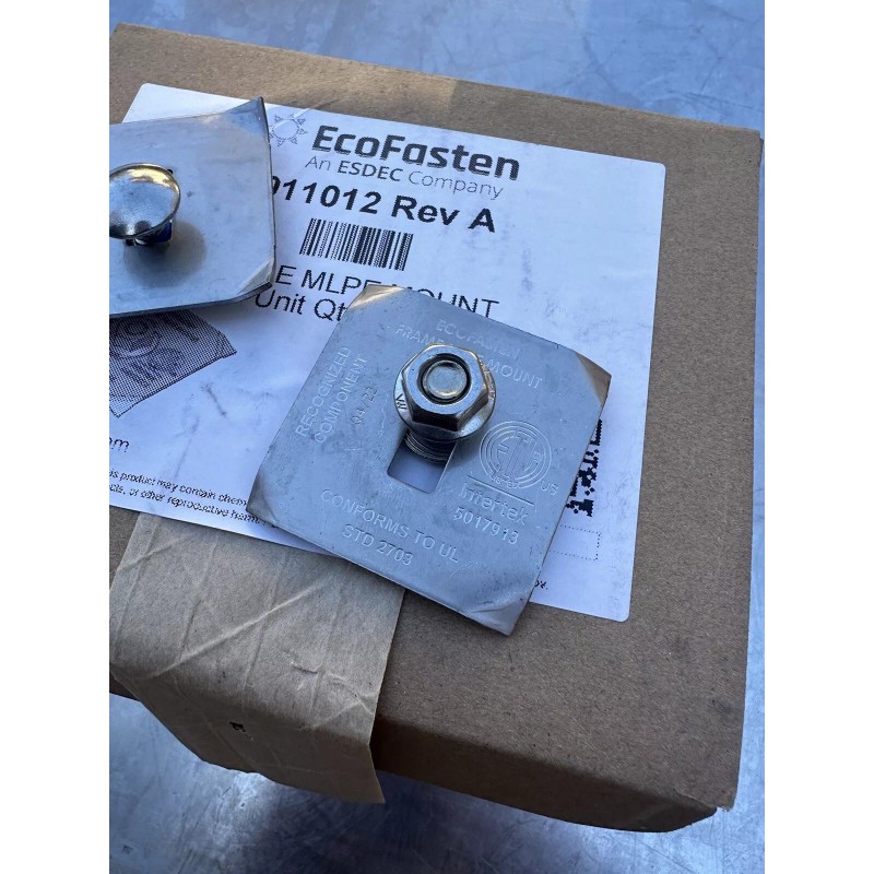 EcoFasten New Ecofasten Solar 4011012 Frame MLPE Module Stainless Steel