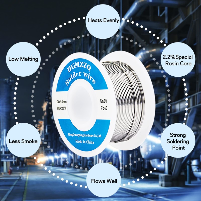 HGMZZQ 60/40 Tin Lead Solder Wire with Rosin core for