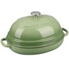 EDGING CASTING Enameled Oval Cast Iron Dutch Oven Pot with
