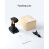Inateck 2D Wireless Barcode Scanner, Bluetooth 5.0, 2.4Ghz Smart Base,