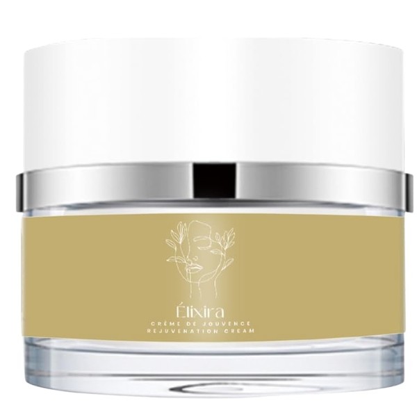 ÉLIXIRA Crème de Jouvence - Crème Anti-Âge Réparatrice - Rides,