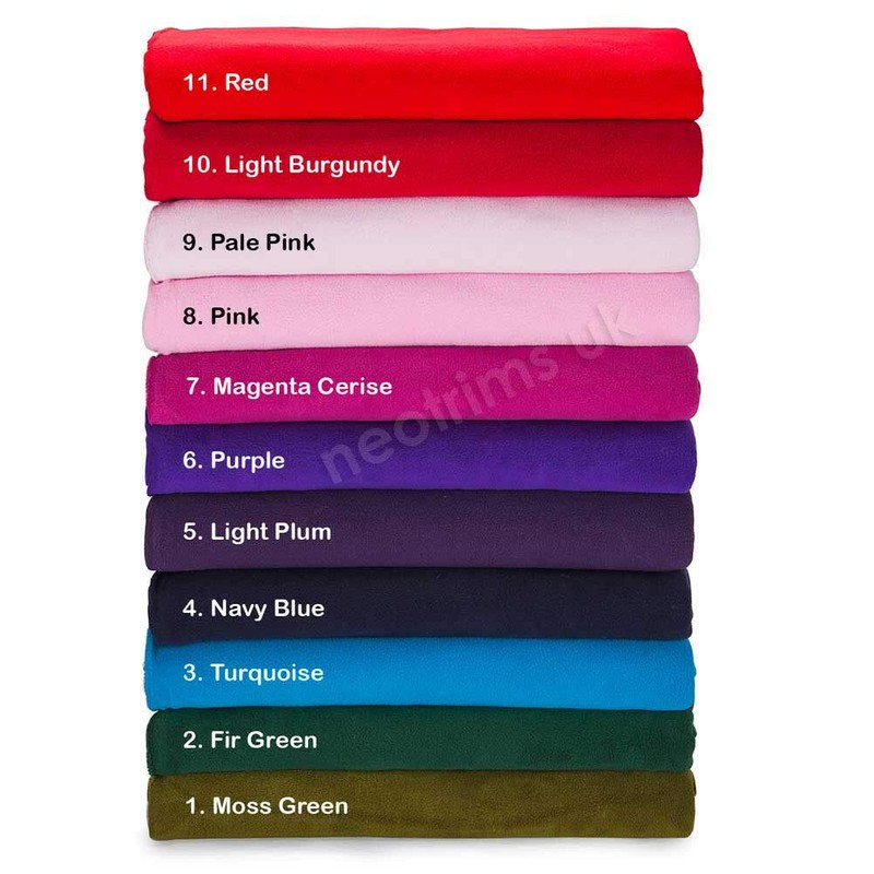 Polar Fleece Fabric Material Super Soft Handle,37 Colors,Anti Pill Test