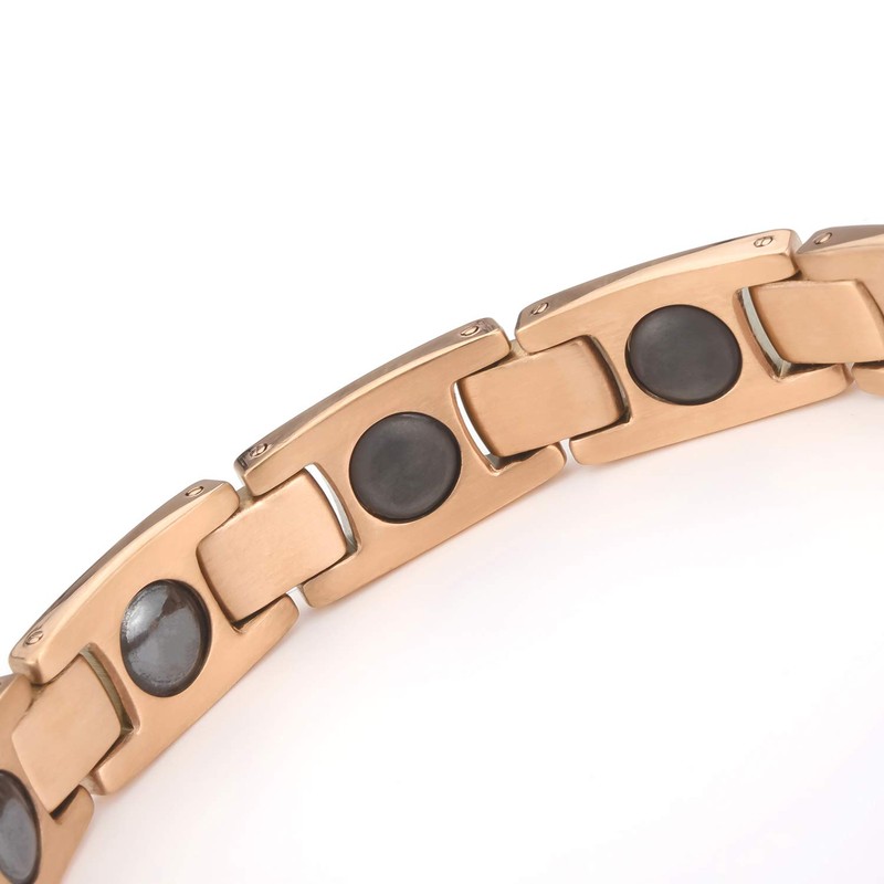 Germanium Bracelet Women's Bracelet Colorful Natural Seashell Inlay Pink Gold