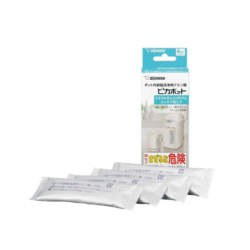 Zojirushi Mahobin Pot Containers Cleaning Citric Acid Pika Pot CD-KB03X-J