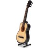 Miniature Wooden Classical Guitar Model with Stand Musical Instrument Ornaments