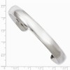 Chisel Titanium Polished Cuff Bangle