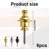 6 Pcs Guitar Strap Locks, Strap Lock Set Buttons Security