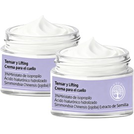 WEUD 2PCS Cremas para Cuello Reafirmante, con Hidrolizado de Acido Hialurónico, Sin Gluten, Vegano, Fórmula Suave , 100% Natural, Crema para Cuello y Hombros Reafirmante para Todo Tipo de Piel (100ml/3.4oz) (2 Crema para Cuello)