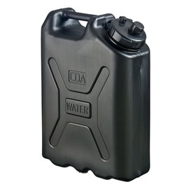 Scepter 5 Gallon 20 Liter Heavy Duty Military Style HDPE Water Container, Black - Size: 1 Pack