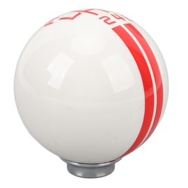 SIXRUN Palanca de Cambios de Carreras de Coches de 6 Velocidades para Shelby GT500, Pomo de Palanca de Cambios de Bola Redonda con 3 Adaptadores para Vehículos Manuales Pomo de