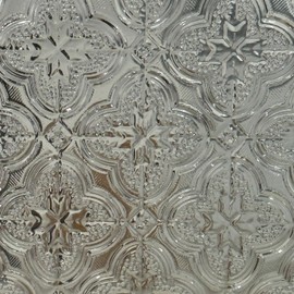 3D Stained Glass Window Film, Decorative Window Privacy Film for Bathroom,Front Door,Home, Sun Blocking Heat Control,Static Cling, Flowering Crab-Apple 17.3inch x 47.2inch