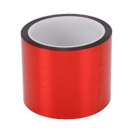 HOPESPANNER Universal 164.04ft x 3.15" Air-Release Adhesive Pinstripe Tape Reflective Automotive Pinstriping Tape BOPP Red