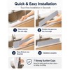 23'' Silicone Sink Splash Guard for Kitchen Sink Front Edge,