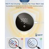 Toothbrush Sanitizer Holder, WONICO Tooth Brush Holder for Bathroom, Wall-Mounted
