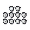 MADCATZ Meerkatt 3/4 Inch Mini Round White 3 LED Side