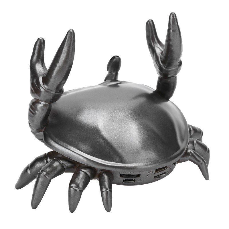 2 in 1 Mobile Phone Stand Bluetooth Speaker Crab Shape