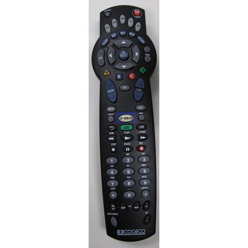 Refurb Cogeco Remote URC 1056B03 for Motorola DCT DCH DVR